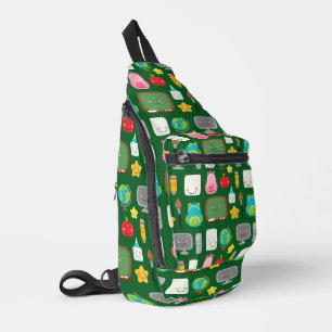 Süße Zurück zur Schule Kawaii Klassenbedarf Crossbody Bag