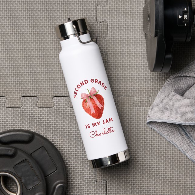 Süße zweite Klasse ist mein Ding Rückkehr zur Schu Trinkflasche (Fitnesstudio (gedreht))