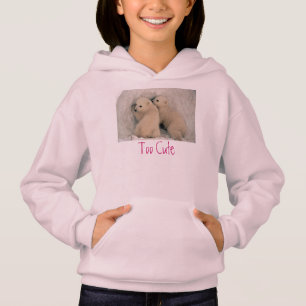 Süße Zwillinge Eisbär Tier Schnee Schneeflocke Win Hoodie