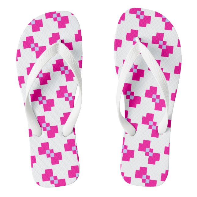 Süßer 8-Bit-Pixel-Bogen Flip Flops (Fußbett)