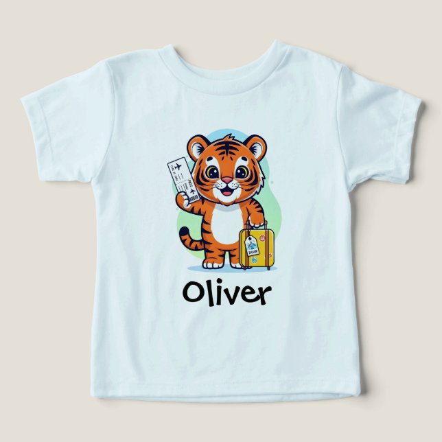 Süßer Abenteurer-Tiger (Design Vorderseite)