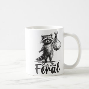 Süßer aber verwilderter Panda-Waschbär-Kostüm Lust Kaffeetasse