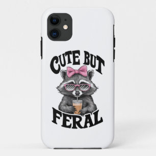 Süßer aber verwilderter Waschbär mit Sonnenbrille Case-Mate iPhone Hülle