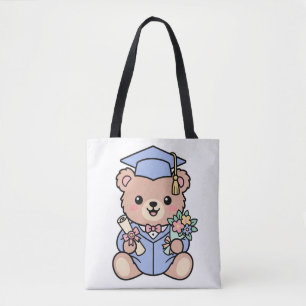 Süßer Abschlusst Teddybär Diplom Geschenk Tasche