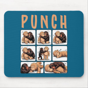 Süßer Affenschlag Mousepad