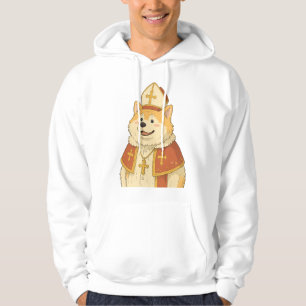 Süßer Akita Papst - Lustiges Hundedesign Hoodie