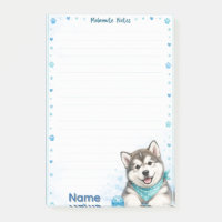 Süßer Alaskan Malamute Welpe Hundeliebhaber 
