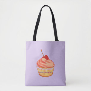 Süßer als Cupcakes Lavendel Tote Bag Tasche