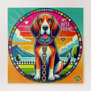 Süßer animierter Hund
