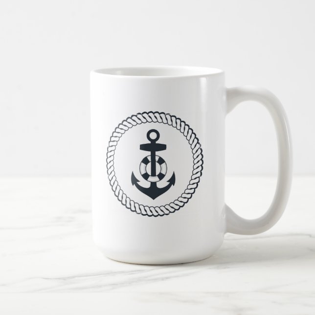 Süßer Anker Kaffeetasse (Rechts)