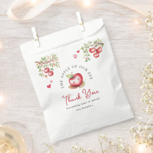 Süßer Apfel unserer Augenbabydusche Geschenktütchen