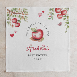 Süßer Apfel unserer Augenbabydusche Serviette