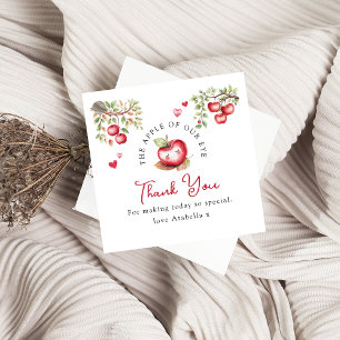 Süßer Apfel Unseres Auges Baby Shower Geschenkanhänger