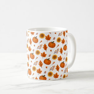 Süßer Aquarell-Herbsternte Kaffeetasse
