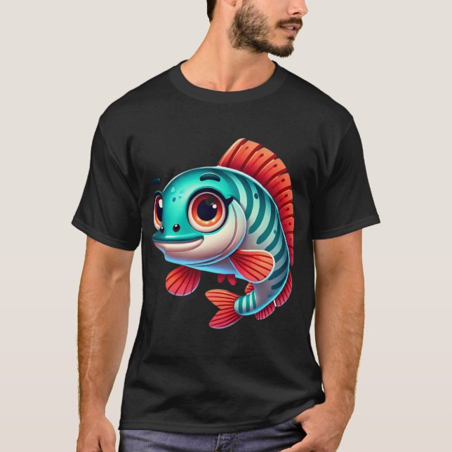 Süßer Arapaima-Fisch T-Shirt (Vorderseite)