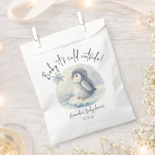 Süßer arktischer Pinguin - Baby, es ist kalt drauß Geschenktütchen