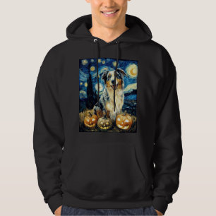 Süßer Australian Shepherd Hund Halloween Jack O La Hoodie