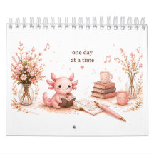 Süßer Axolotl-Kalender