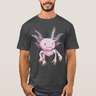 Süßer Axolotl Kawaii Chibi Pastell Goth Anime 357 T-Shirt
