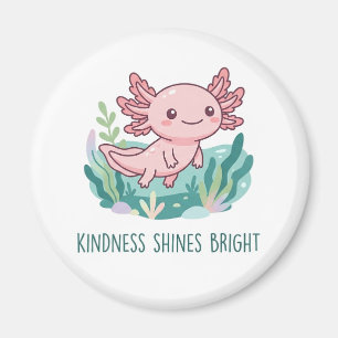 Süßer Axolotl-Magnet zum Inspirieren Magnet