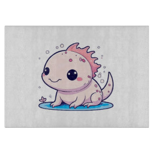 süßer Axolotl-Philosoph Schneidebrett