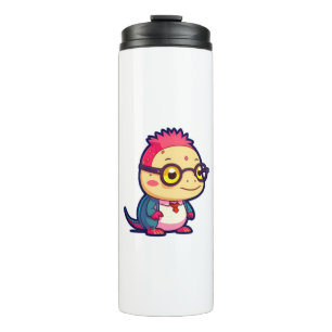 süßer Axolotl-Philosoph Thermosbecher