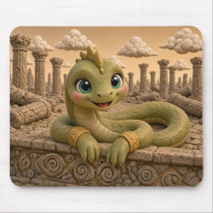 Süßer Baby-Basilisk, Mythisch Mousepad