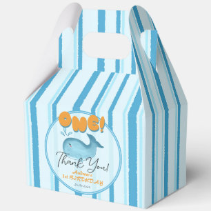 Süßer Baby Blauwal 1. Geburtstag Geschenkschachtel