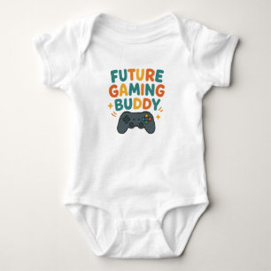 Süßer Baby-Body mit Gaming und zukünftigem Gamer Baby Strampler