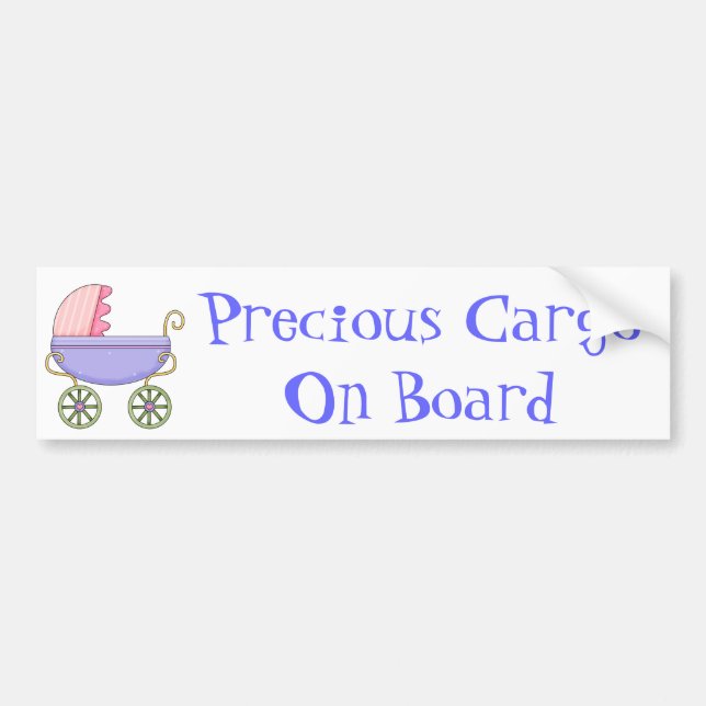 Süßer Baby-Buggy-Baby-Autoaufkleber Autoaufkleber (Vorne)