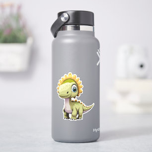 Süßer Baby-Cartoon-Dinosaurier Aufkleber