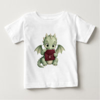 Süßer Baby-Drache mit rotem Umschlag für Kinder