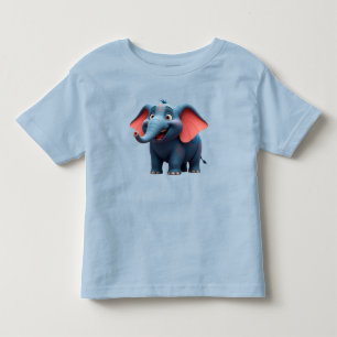 Süßer Baby-Elefanten-Cartoon Kleinkind T-shirt
