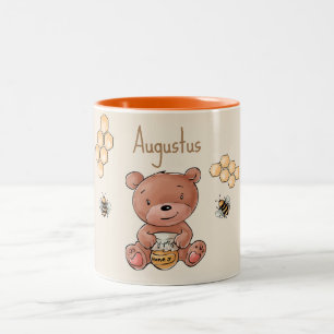 Süßer Baby-Honigbär Zweifarbige Tasse