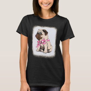 Süßer Baby Mops Hund Liebe r Papa Mama Junge Mädch T-Shirt