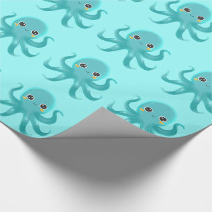 Süßer Baby-Oktopus Geschenkpapier