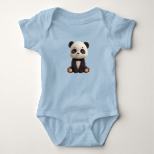 Süßer Baby-Panda-Body Baby Strampler