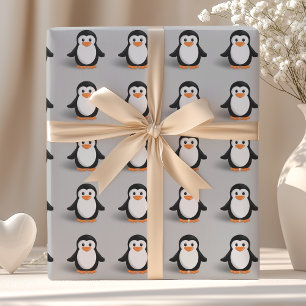 Süßer Baby Pinguin Geschenkpapier