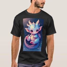 Süßer Baby-Rave-Drache japanischer Anime Kawaii Ar T-Shirt