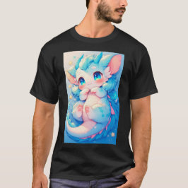 Süßer Baby-Rave-Drache japanischer Anime Kawaii Ar T-Shirt