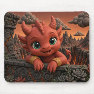 Süßer Baby-Teufel, Mythisch Mousepad