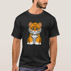 Süßer Baby-Tiger Große Katzen Wildtiere Tiere T-Shirt