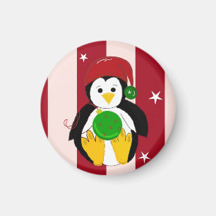 Süßer Baby-Weihnachtspinguin Magnet