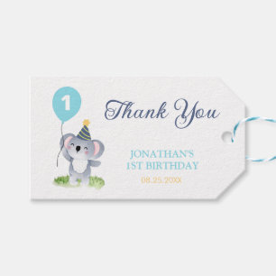 Süßer Babykoala-Ballon-Geburtstag Geschenkanhänger