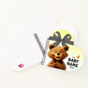 Süßer Bär Baby Namen Buch