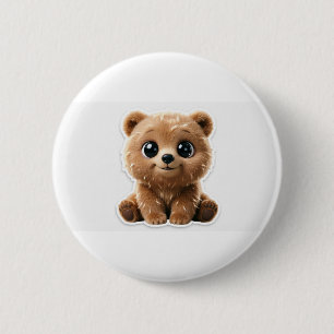 Süßer Bär Button