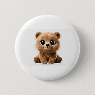 Süßer Bär Button