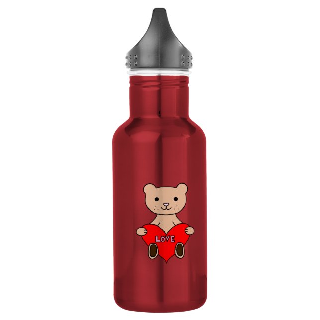 Süßer Bär Edelstahlflasche (Links)