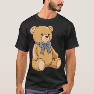 Süßer Bär mit Schleife Waldtiere Mutter Vater T-Shirt