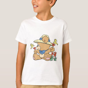 Süßer Bär und Kolibris T-Shirt